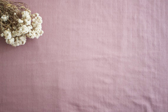 JCコットンダブルガーゼ　キャロル<br />
ローズぺール